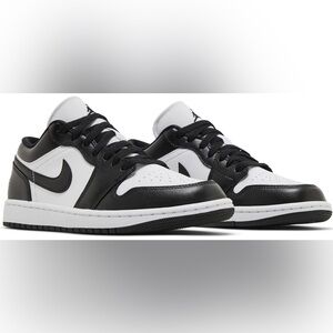 Air Jordan 1 Low Panda White Black Clean Sneakers Women Size 11 Streetwear